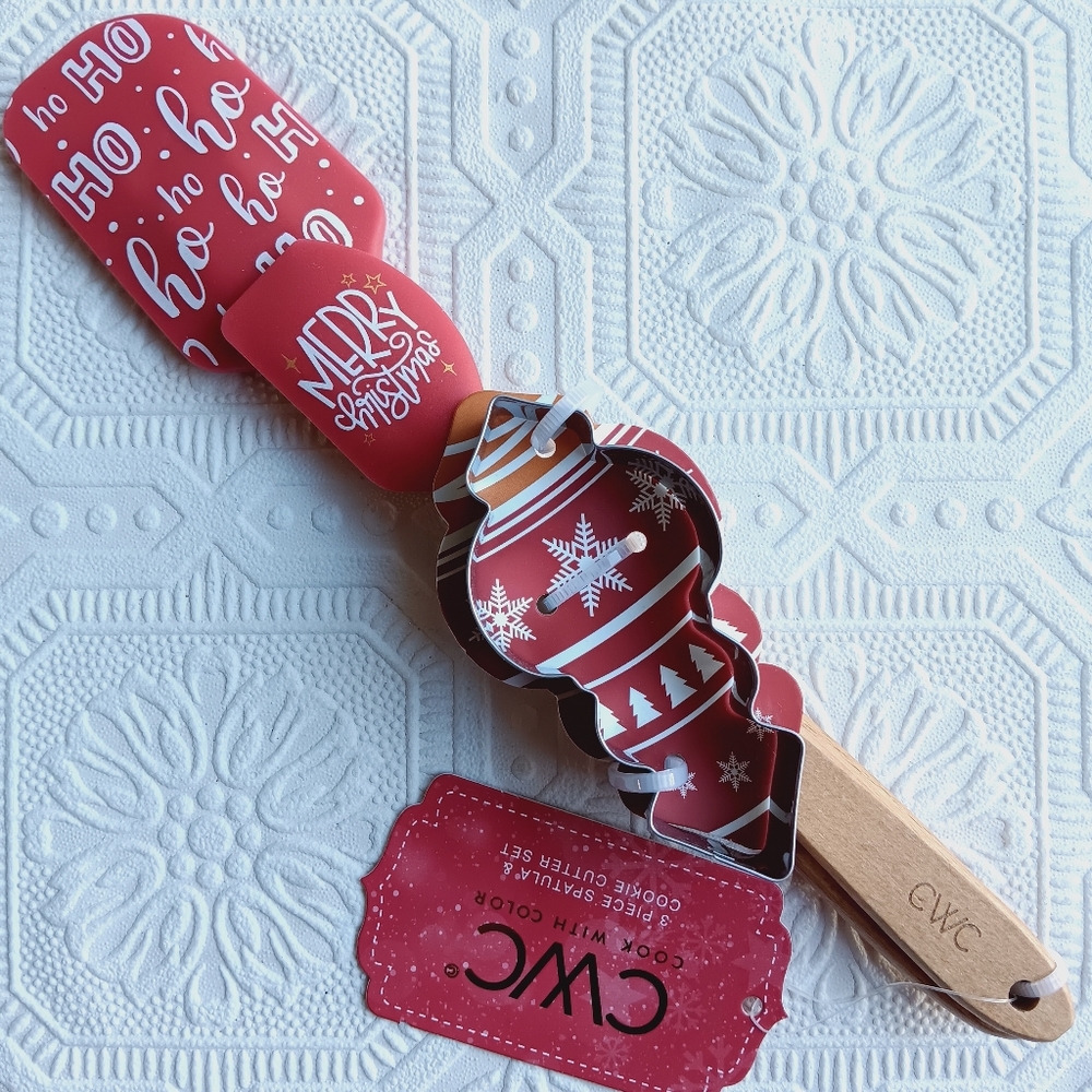CWC Spatula & Cookie Cutter Set 3 pc - Picture 7 of 11